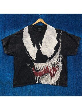 Marvel Comics “Venom” Graphic Mineral Wash T-Shirt Size 3XL